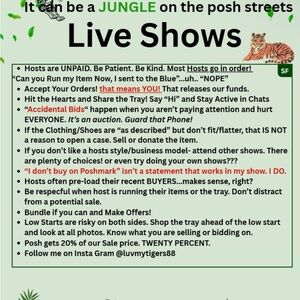 LIVE SHOW TIPS